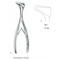 Spéculum Nasal Hartmann-Halle, 15 cm, figure 1, 27 mm