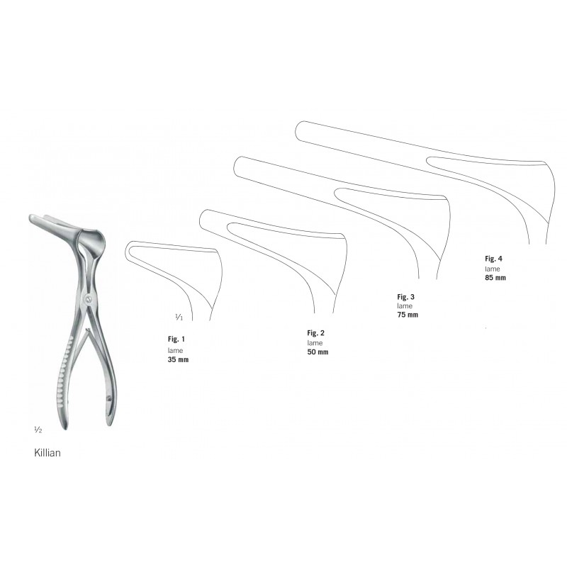 Spéculum Killian, 13 cm