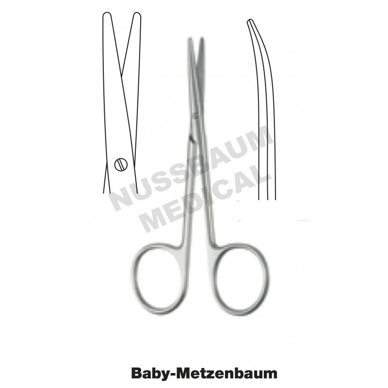 Ciseaux Baby-Metzenbaum Supercut distribués par Nussbaum Médical