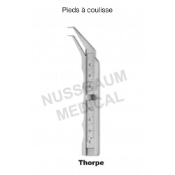 Pied à coulisse de Thorpe 11cm : 15-11807