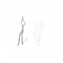 Pince à reposition de Rowe longueur 22,5 cm, à gauche distribuée par Nussbaum Médical