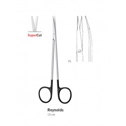 Ciseaux courbes de Reynolds, longueur 15 cm, lames qualité SuperCut