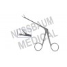 Pince auriculaire à préhension Duckbill, tige ø 2,5 mm, tige longueur utile 80 mm, distribuée par Nussbaum Médical