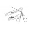 Pince auriculaire de fermeture pour fil Greven, Tige longueur utile 80 mm, Tige ø 1,8mm, distribuée par Nussbaum Médical