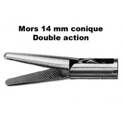 Inserts préhension Mors 14 mm conique, double action