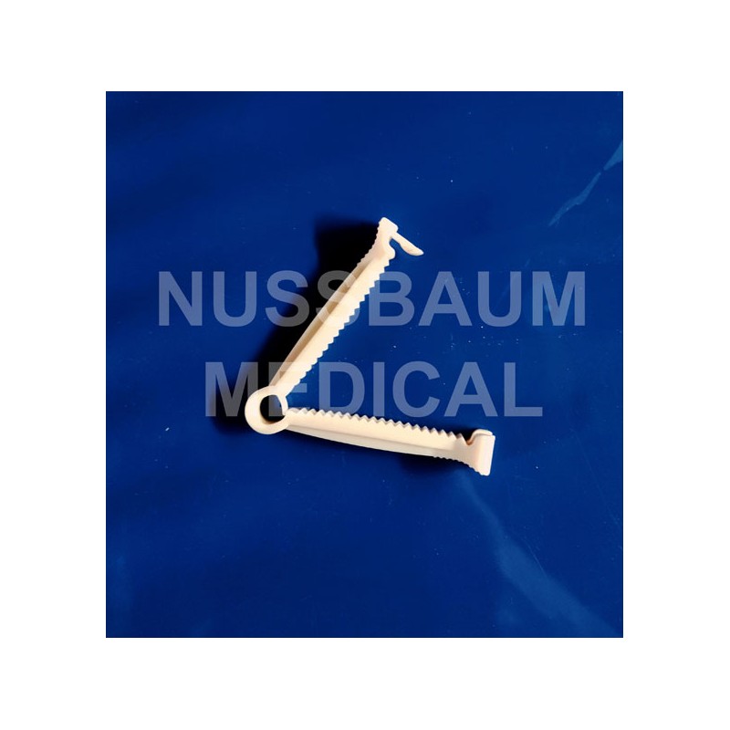 Clamp Double-Grip pour le cordon ombilical distribué par Nussbaum Médical