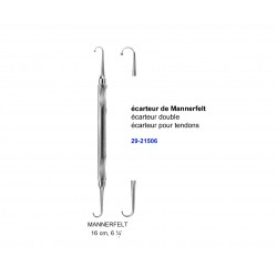 Ecarteur de Mannerfelt 16 cm double pour tendons, distribué par Nussbaum Médical
