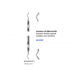 Ecarteur de Mannerfelt 16 cm double spatulé, distribué par Nussbaum Médical