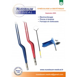 Brochure Gynécologie : électrochirurgie - Septembre 2023 éditée en septembre 2023 par Nussbaum Médical, couverture