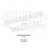 Dissecteur mammaire 27 cm - 140 x 30 mm distribué par Nussbaum Médical