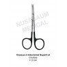Ciseaux à iridectomie Supercut courbes de 11,5 cm distribués par Nussbaum Médical