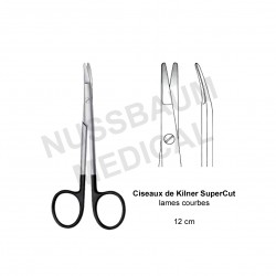Ciseaux Kilner courbes Supercut de 12 cm distribués par Nussbaum Médical