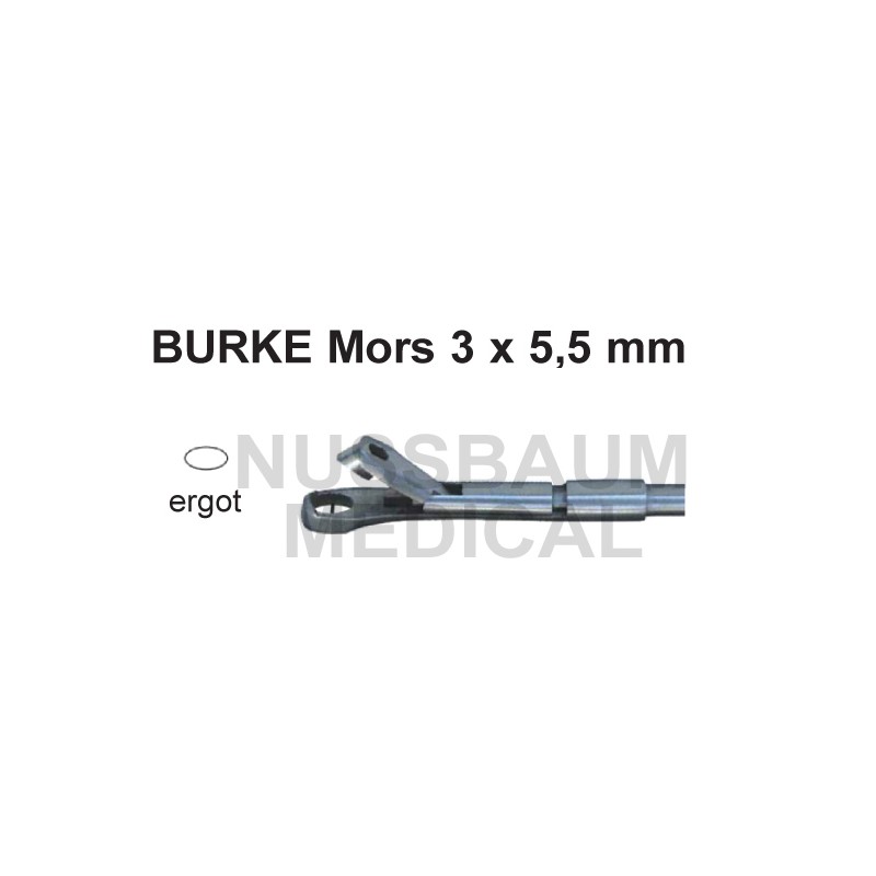 Burke pince à biopsie orientable et démontable pour chirurgie gynécologique distribués par Nussbaum Médical