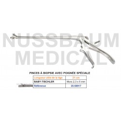 Pince à biopsie avec poignée spéciale distribuée par Nussbaum Médical