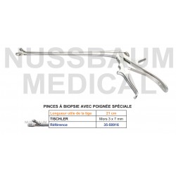 Pince à biopsie avec poignée spéciale distribuée par Nussbaum Médical
