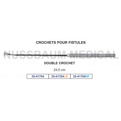 Double crochet pour fistules distribué par Nussbaum Médical