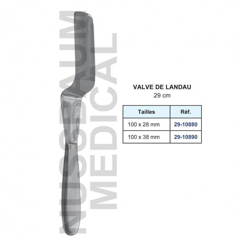 Valve de Landau distribuée par Nussbaum Médical