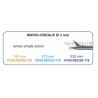 Inserts ø 3 mm micro-ciseaux lames simple action distribués par Nussbaum Médical
