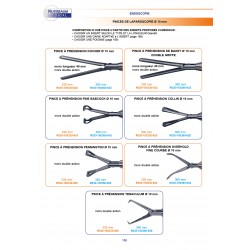 Inserts ø 10 mm pince à préhension Pennington mors double action distribués par Nussbaum Médical