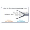 Inserts ø 10 mm pince à préhension Tenaculum mors double action distribués par Nussbaum Médical