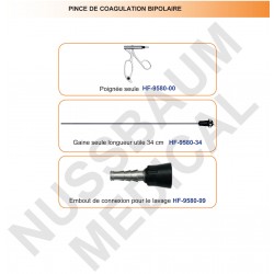 Pince bde coagulation bipolaire distribuée par Nussbaum Médical