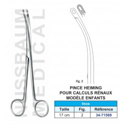 Pince Heiming pour calculs rénaux enfants fig 2 distribuée par Nussbaum Médical