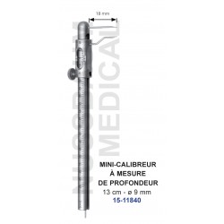 Mini-calibreur à mesure de profondeur distribué par Nussbaum Médical