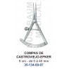 Compas de Castroviejo-Epker 9 cm distribué par Nussbaum Médical
