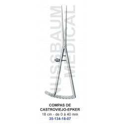 Compas de Castroviejo-Epker 18 cm distribué par Nussbaum Médical