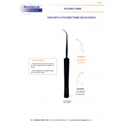 Fascicule Crochet à Phlébectomie