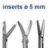 Inserts ø 5 mm