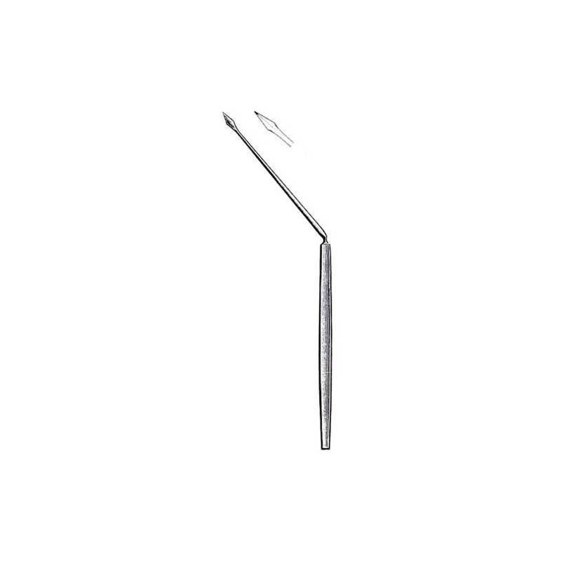 Aiguille à paracentèse Politzer 8 cm