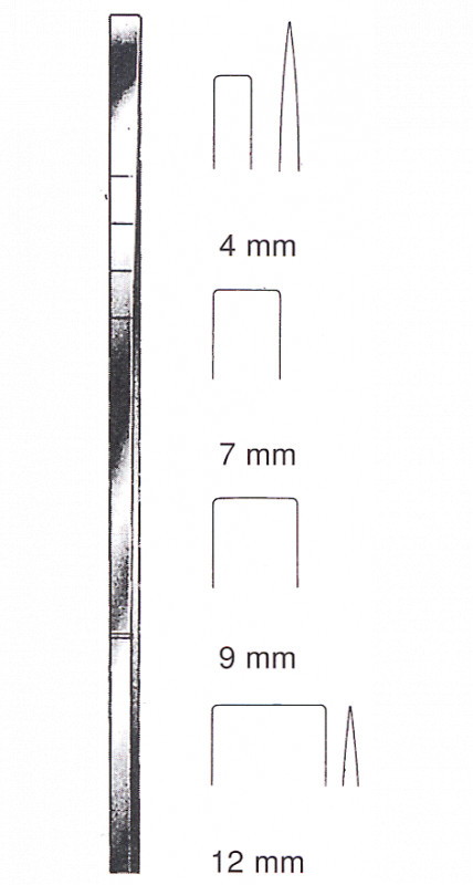 Ostéotome Cottle 18 cm
