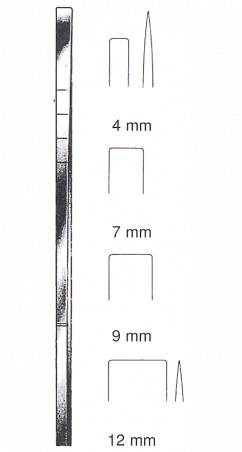Ostéotome Cottle 18 cm distribué par Nussbaum Médical