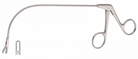 Pince Yatho pour polypes laryngiens distribuée par Nussbaum Médical