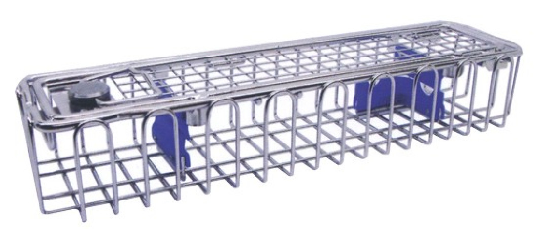 Paniers grillagés inox avec couvercle pour optiques distribués par Nussbaum Médical