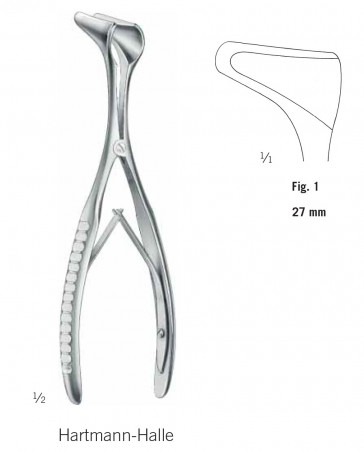 Spéculum Nasal Hartmann-Halle, 15 cm