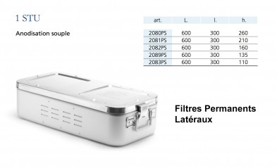Conteneur Filtres Permanents Latéraux Taille 1