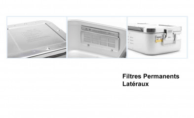 Conteneur Filtres Permanents Latéraux distribué par Nussbaum Médical