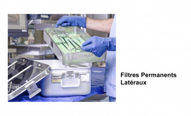 Conteneur Filtres Permanents Latéraux distribué par Nussbaum Médical