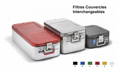 Conteneurs Filtres Couvercles Interchangeables Taille 3/4