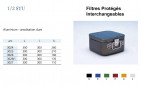 Conteneurs Filtres Protégés Interchangeables Taille 1/2