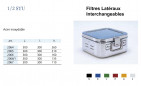 Conteneurs Filtres Latéraux Interchangeables Taille 1/2