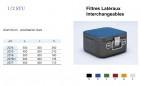 Conteneurs Filtres Latéraux Interchangeables Taille 1/2