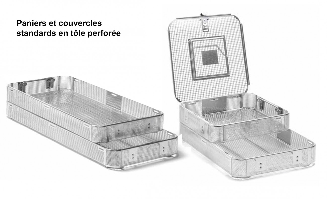 Paniers en Tôle Perforée Dimensions Standards