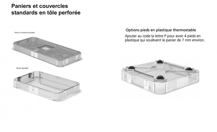 Paniers en Tôle Perforée pour Miniconteneurs