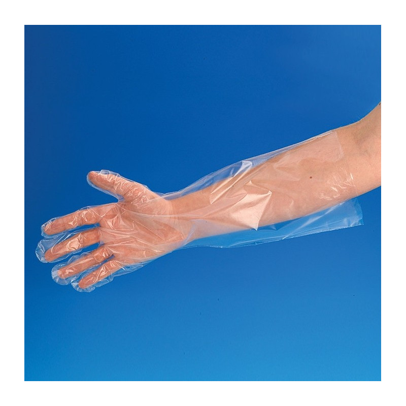 Déstockage Gants polyéthylène extra long non stérile