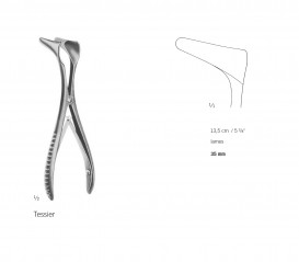 Spéculum nasal Tessier 13,5cm - lames de 35 mm distribué par Nussbaum Médical