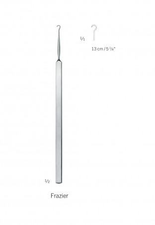 Crochet de Frazier 13 cm distribué par Nussbaum Médical