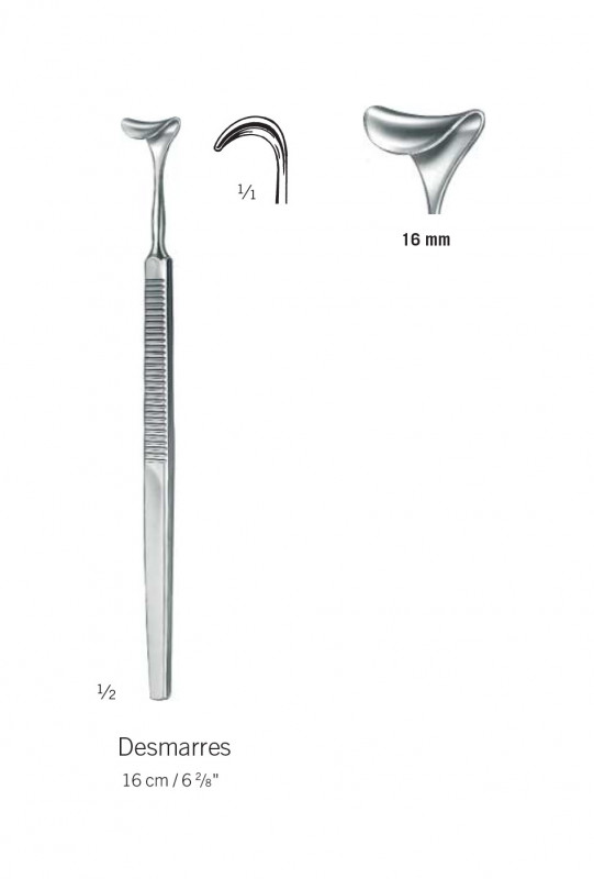 Ecarteur de Desmarres 16 cm - 16 mm